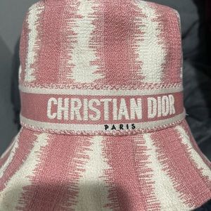 DIOR D-Stripes small brim bucket hat